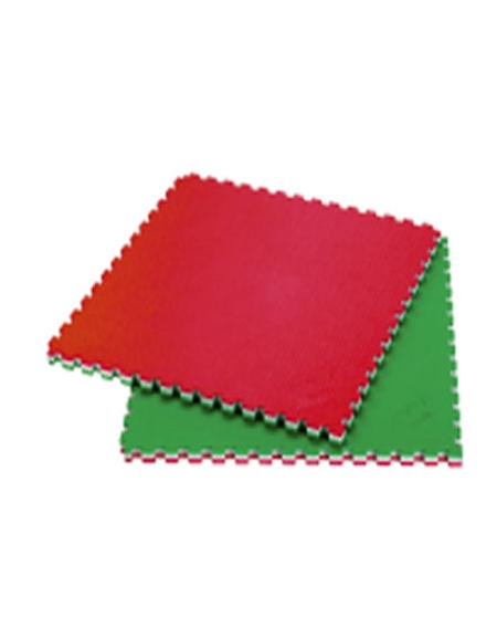 Tatami per Judo, colore rosso/verde - cm 100x100x3,5 h - Materassi e  tappeti - Ginnastica - Attrezzature sportive - Dina Fornitu