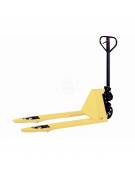 Transpallet per pallets bassi, altezza dal suolo mm 51, comando a leva a 3 posizioni - forche cm 115x54 - portata kg 2000