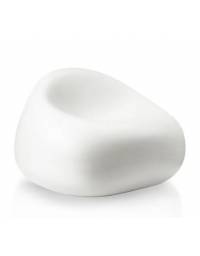 Poltrona da esterno in polietilene per giardino o piscina - Colore bianco -