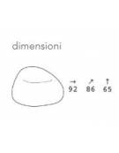 Poltrona da esterno in polietilene per giardino o piscina - Colore bianco -