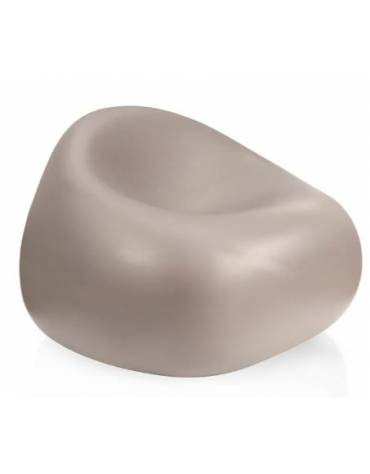 Poltrona design da esterno in polietilene per giardino o piscina - Colore SABBIA - Con certificato di conformità CATAS