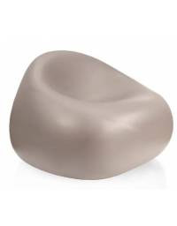 Poltrona design da esterno in polietilene per giardino o piscina - Colore SABBIA - Con certificato di conformità CATAS