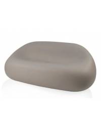 Divanetto design da esterno in polietilene per giardino o piscina - Colore Sabbia - Con certificato di conformità CATAS