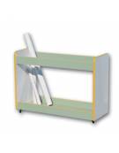 Carrello porta disegni realizzabile in vari colori - cm 80X40X60H