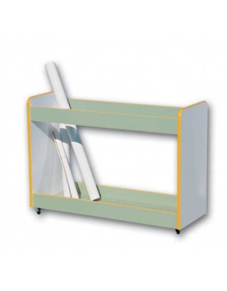 Carrello porta disegni realizzabile in vari colori - cm 80X40X60H