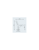 Panchina angolare senza schienale, struttura in acciaio zincato e verniciato-Modulo da 45° o 90°