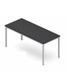 TAVOLI MENSA MULTIUSO  STRUTTURA METALLICA CON PIANO SUPERIORE IN LEGNO cm. 120 x 80 x 72 h.