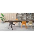 TAVOLI MENSA MULTIUSO  STRUTTURA METALLICA CON PIANO SUPERIORE IN LEGNO cm. 160 x 80 x 72 h.