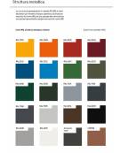 Panchina di particolare forma ergonomica zincata e verniciata - cm 200x72,7x81,1h