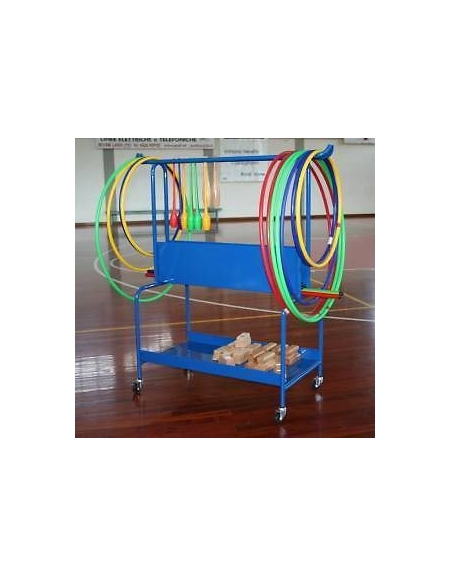 Mobile porta attrezzi per ginnastica
