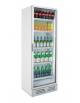 Frigo vetrina per bibite bevande statico con agitatore  0°/+5°C - capacità Lt 308 - Colore bianco - cm 60x64x176,5h