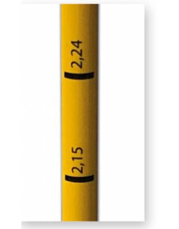 Misuratore di alluminio per verifica altezza rete pallavolo