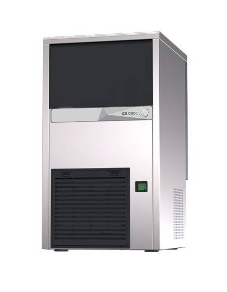 Fabbricatore produttore di ghiaccio a cubetti pieni 29 Kg/24h - Contenitore da 9 Kg -Raffreddamento ad aria