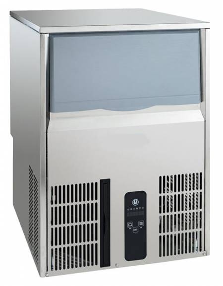 Fabbricatore di ghiaccio a cubetto pieno da Kg 40 giornalieri di produzione-Contenitore da Kg 15-Raffreddamento ad acqua o aria