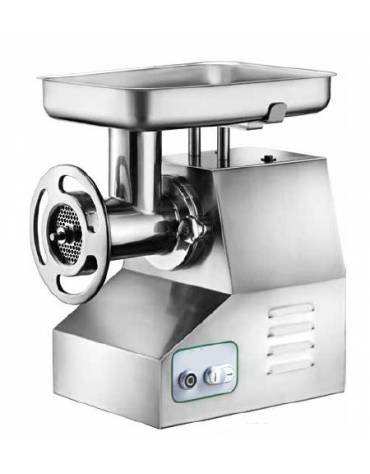 Tritacarne carenato Bocca attacco 32 - CON INVERSIONE DI MARCIA E GRUPPO MACINAZIONE INOX - Potenza Kw 2,2 /Hp 3 - Trifase