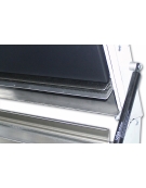 Termosigillatrice singola semi-automatica per confezionamento di vaschette o piatti - Dimensione massima vaschetta cm 26x19,5