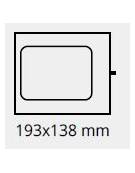 Stampo per termosigillatrice per vaschette singola cm 19,3x13,8