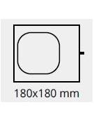 Stampo cm 18x18 per termosigillatrice per piatto o vaschetta singola