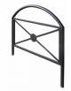 Barriera parapedonale con 2 montanti e 1 arco superiore in tubolare d’acciaio - Da tassellare - cm 120x111h