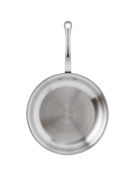 Padella in acciaio inox-alluminio con 1 manico in acciaio inox - Ø cm 20 - altezza cm 4 - Lt 0,9