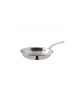 Padella in acciaio inox-alluminio con 1 manico in acciaio inox - Ø cm 30 - altezza cm 5 - Lt 2,4