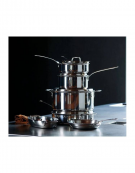 Coperchio in acciaio inossidabile cromato per pentole o casseruole - Ø cm 18