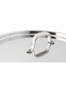 Coperchio in acciaio inossidabile cromato per pentole o casseruole - Ø cm 24