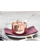 Coperchio in acciaio inox con rivestimento esterno colorato in rame lucido - Diametro Ø cm 10