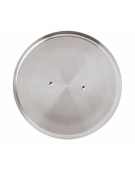 Coperchio in acciaio inox con rivestimento esterno colorato in rame lucido - Diametro Ø cm 12