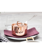 Coperchio in acciaio inox con rivestimento esterno colorato in rame lucido - Diametro Ø cm 12