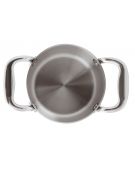 Tegame monoporzione per servizio a tavola in acciaio inox - lt. 0,35 - Diametro Ø cm 12 - h cm 3