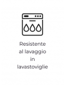 Coperchio in acciaio inox con rivestimento esterno colorato in rame lucido - Diametro Ø cm 12