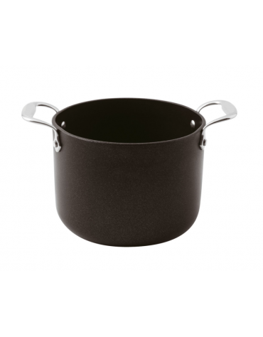 Cocotte per molluschi Monoporzione per servizio a tavola in alluminio e rivestimento antiaderente - lt. 2,2 - Ø cm 16 - h cm 12