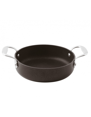 Casseruola bassa Monoporzione per servizio a tavola in alluminio, con rivestimento antiaderente - lt. 0,8 - Ø cm 16 - h cm 4,5