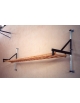 Scala orizzontale a parete in legno duro - Lunghezza m 5