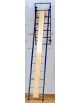 Scala ortopedica dritta inclinabile con montanti in acciaio - cm 50x300