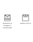 Casseruola bassa in ghisa smaltata con coperchio - colore viola - 4,35 Litri - 4-6 pozioni - Diametro Ø cm 26 - Altezza cm 11,5