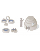 GIOCO MORBIDO IGLU' - DIAMETRO CM. 120 - ALTEZZA CM 82 - CONFORME AI CAM