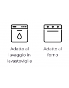 Bacinella contenitore GN 2/4 in acciaio inox - capacità lt. 8,7 - mm 162x530x150h