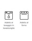 Bacinella contenitore GN 2/4 in acciaio inox - capacità lt. 5,6 - mm 162x530x100h