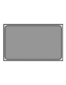 Bacinella contenitore GN 1/1 in acciaio inox con maniglie fisse - capacità lt. 28 - mm 530x325x200h