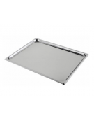 Bacinella contenitore GN 2/1 in acciaio inox - mm 650x530x20h
