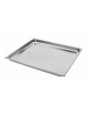 Bacinella contenitore GN 2/1 in acciaio inox - mm 650x530x40h