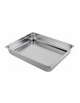 Bacinella contenitore GN 2/1 in acciaio inox - capacità lt. 31 - mm 650x530x100h
