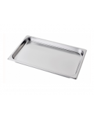 Bacinella contenitore GN 1/1 in acciaio inox - mm 530x325x40h