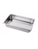 Bacinella contenitore GN 1/1 in acciaio inox - capacità lt. 14 - mm 530x325x100h