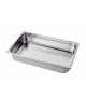 Bacinella contenitore GN 1/1 in acciaio inox - capacità lt. 14 - mm 530x325x100h
