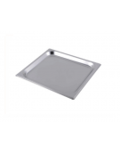 Bacinella contenitore GN 2/3 in acciaio inox - mm 353x320x20h