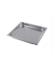 Bacinella contenitore GN 2/3 in acciaio inox - mm 353x320x40h