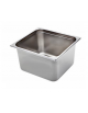 Bacinella contenitore GN 2/3 in acciaio inox - capacità lt. 18 - mm 353x320x200h
